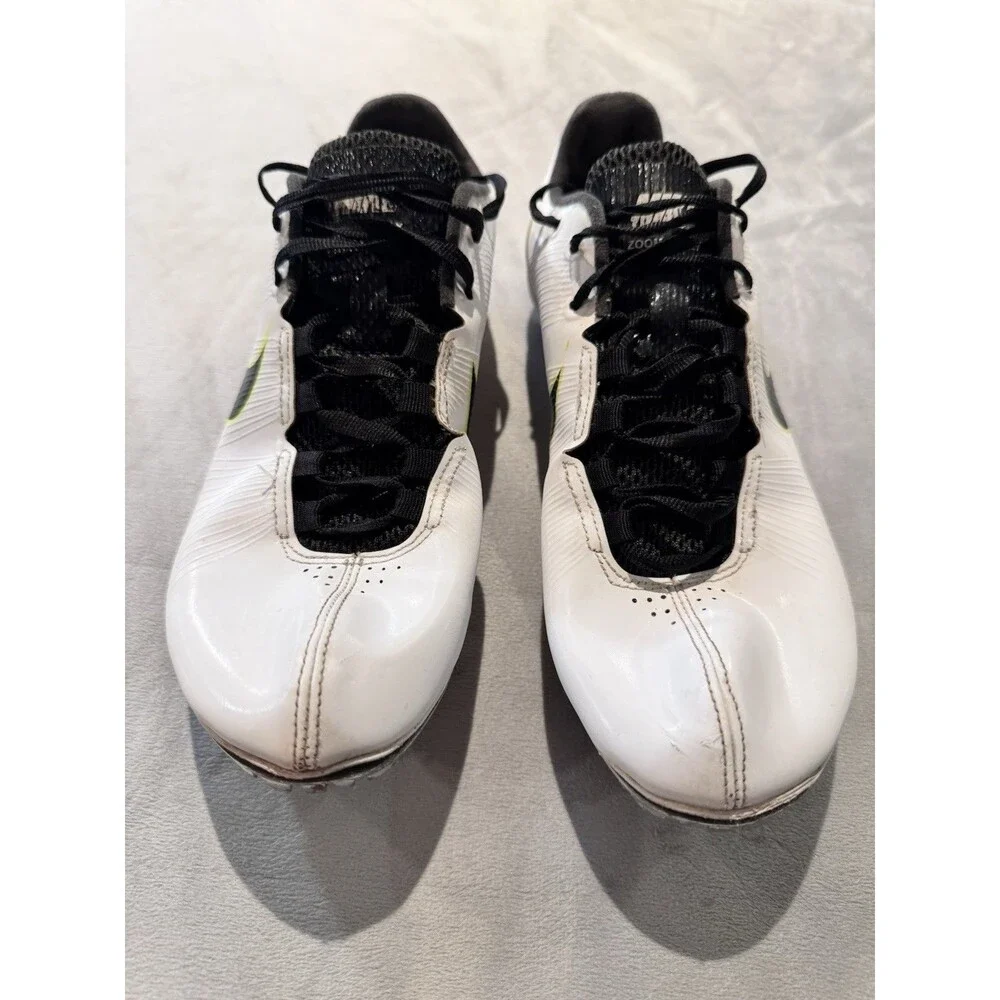 Nike Zoom Ja Fly Track Spikes White Black Volt Running Shoes US 8 487624-107